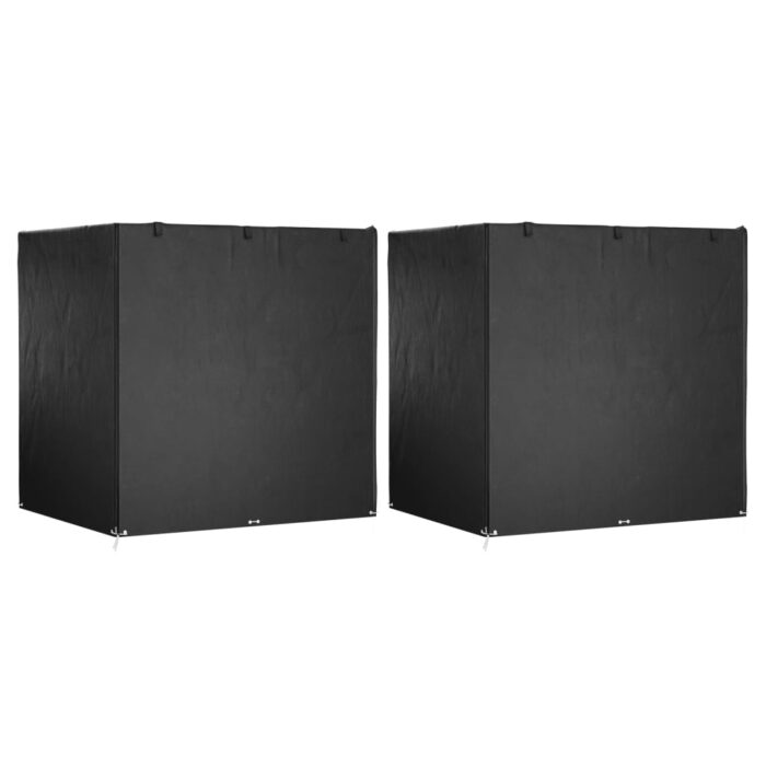 Housses de balancelle 2 pcs 12 œillets 220x177x220 cm PE – Image 1