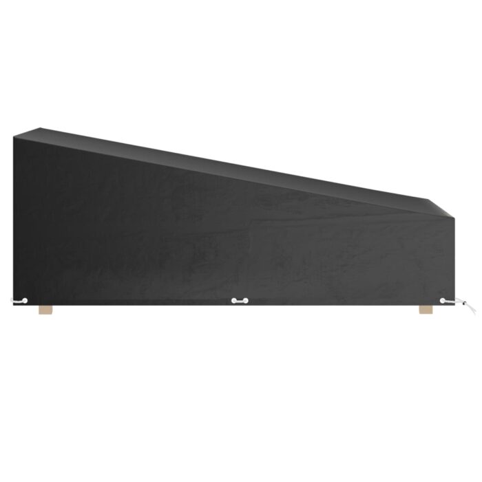 Housses pour chaise longue 2 pcs 12 œillets 205x75x40/70 cm PE – Image 2