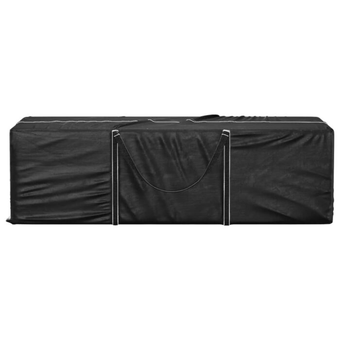 Sacs de rangement pour coussins de jardin 2 pcs noir – Image 2