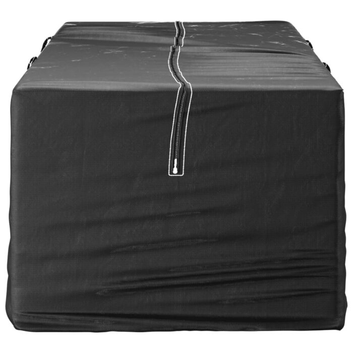 Sacs de rangement pour coussins de jardin 2 pcs noir – Image 3