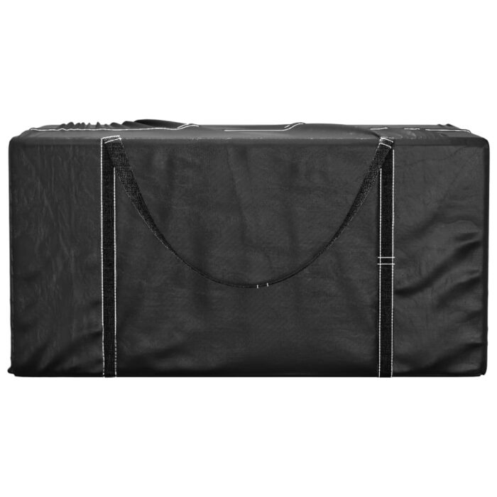 Sacs de rangement pour coussins de jardin 2 pcs noir – Image 2