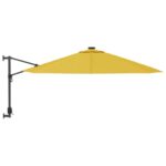 Parasol mural avec LED jaune 290 cm – Image 2