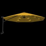 Parasol mural avec LED jaune 290 cm – Image 5