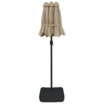 Parasol de jardin à double tête taupe 316x240 cm – Image 3