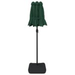 Parasol de jardin à double tête avec LED vert 316x240 cm – Image 5