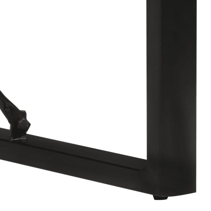 Table à manger 120x55x76 cm bois massif de récupération – Image 4