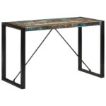 Table à manger 120x55x76 cm bois massif de récupération – Image 6