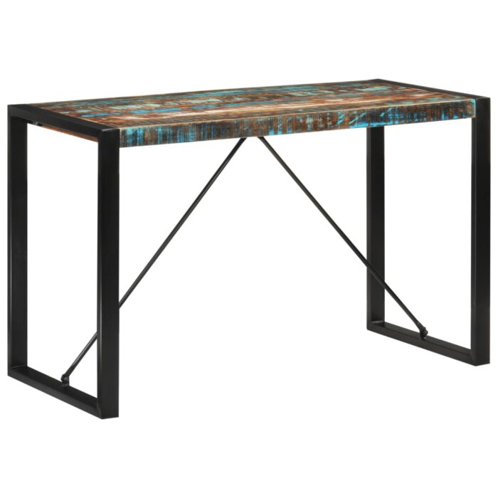 Table à manger 120x55x76 cm bois massif de récupération – Image 6