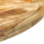 Table à dîner Ø150x76 cm bois de manguier massif brut – Image 5