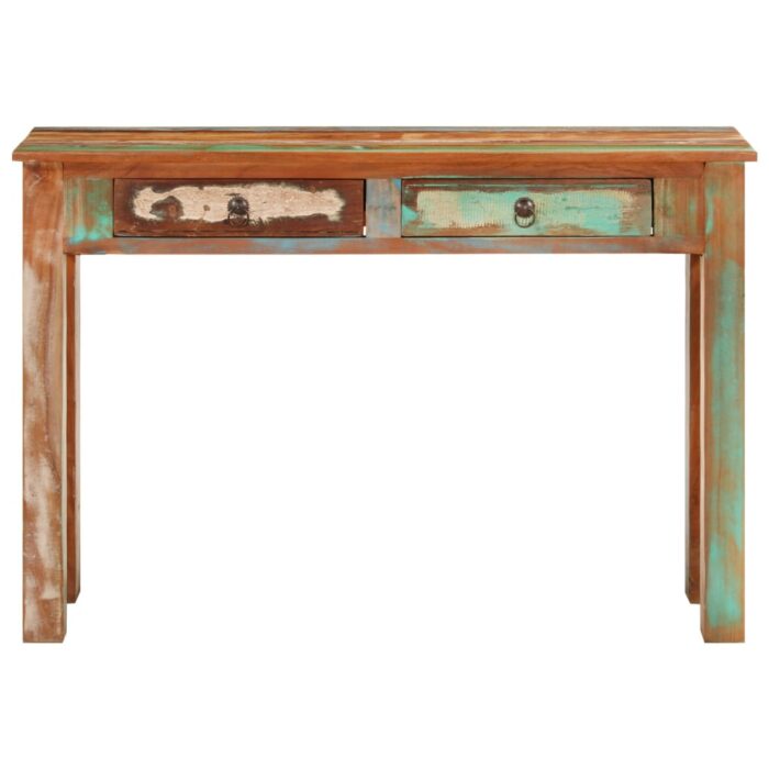 Table console 110x30x75 cm bois massif de récupération – Image 2