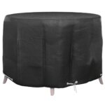 Housse pour meubles de jardin 6 œillets Ø125x75 cm rond