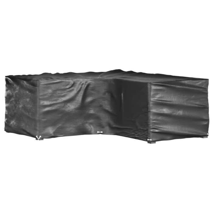 Housse de salon de jardin en forme de L 16 œillets 215x215x70cm – Image 1