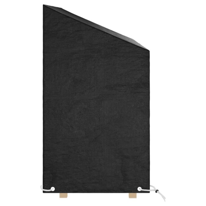Housse de banc de jardin 8 œillets 160x70x70/88 cm polyéthylène – Image 2