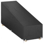 Housse de chaise longue 12 œillets 200x65x35/60 cm polyéthylène