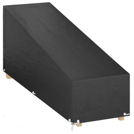 Housse de chaise longue 12 œillets 200x65x35/60 cm polyéthylène
