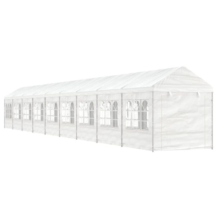 VXL8720845751449_a_en_hd_1.jpg Belvédère avec toit blanc 20,07x2,28x2,69 m polyéthylène – Image 1