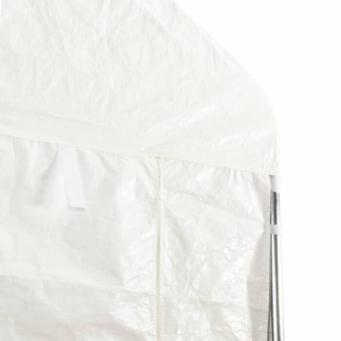 Belvédère avec toit blanc 4,46x5,88x3,75 m polyéthylène – Image 5