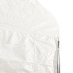 Belvédère avec toit blanc 8,92x5,88x3,75 m polyéthylène – Image 5