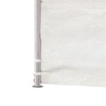 Belvédère avec toit blanc 8,92x5,88x3,75 m polyéthylène – Image 6