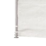 Belvédère avec toit blanc 13,38x5,88x3,75 m polyéthylène – Image 6