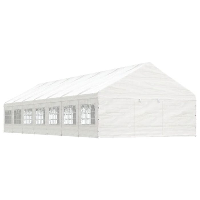 VXL8720845751586_a_en_hd_1.jpg Belvédère avec toit blanc 15,61x5,88x3,75 m polyéthylène – Image 1