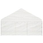 Belvédère avec toit blanc 20,07x5,88x3,75 m polyéthylène – Image 4