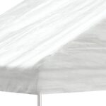 Belvédère avec toit blanc 13,38x5,88x3,75 m polyéthylène – Image 3