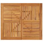 Table de jardin 85x85x75 cm Bois d'acacia solide – Image 2