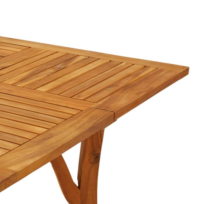 Table de jardin 85x85x75 cm Bois d'acacia solide – Image 3