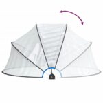 Dôme de piscine rond 315x158 cm PVC – Image 4
