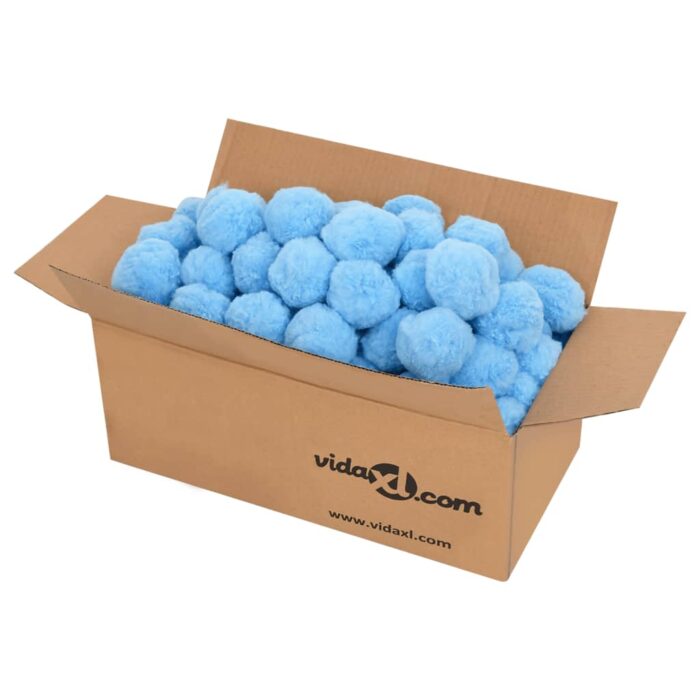 Boule anti-bactérienne filtrante de piscine bleu 700 g PE – Image 1