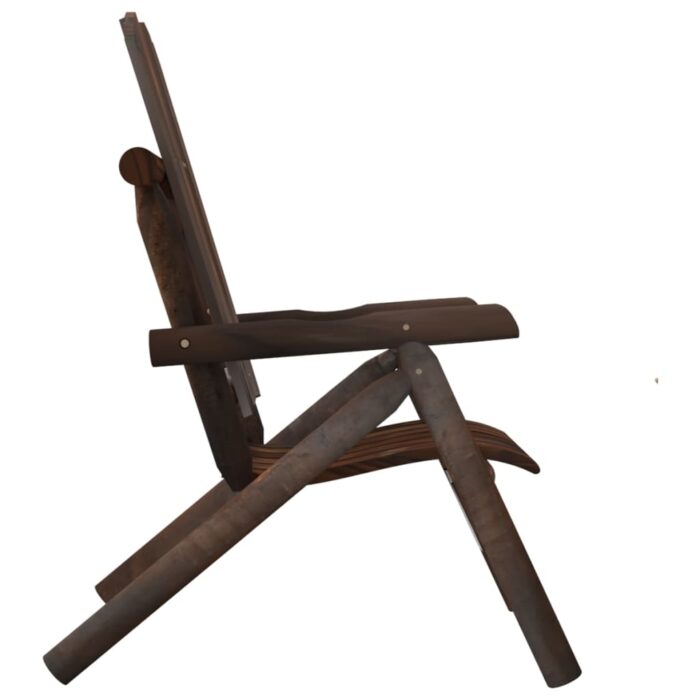 Chaise de jardin 68x86x103 cm bois massif d'épicéa – Image 2