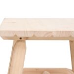 Table d'appoint 49x49x50 cm bois massif d'épicéa – Image 3