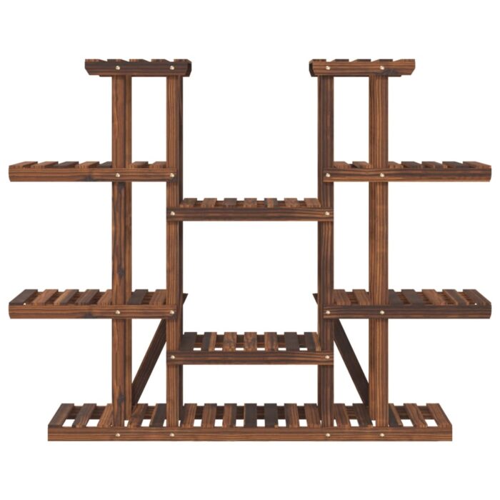 Support à fleurs 110x25x110,5 cm bois massif de sapin – Image 2