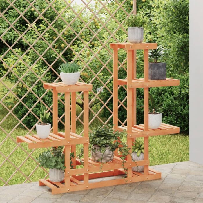 Support à fleurs 95x25x96 cm bois massif de sapin – Image 1