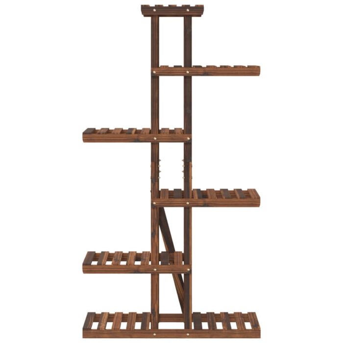 Support à fleurs 75x25x140,5 cm bois massif de sapin – Image 2