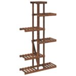 Support à fleurs 75x25x140,5 cm bois massif de sapin – Image 4