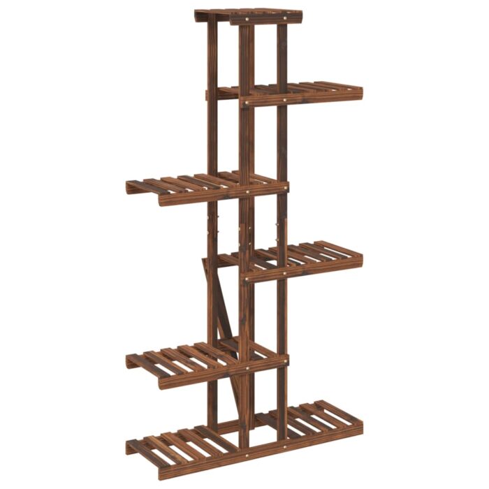 Support à fleurs 75x25x140,5 cm bois massif de sapin – Image 4