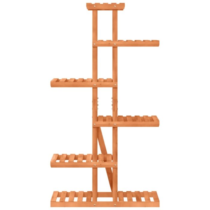 Support à fleurs 75x25x140,5 cm bois massif de sapin – Image 2