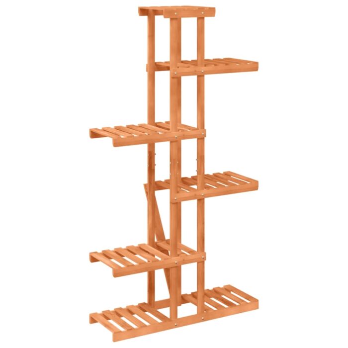 Support à fleurs 75x25x140,5 cm bois massif de sapin – Image 4