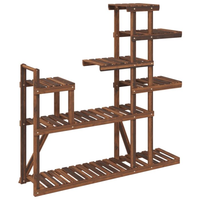 Support à fleurs 110x25x111 cm bois massif de sapin – Image 4