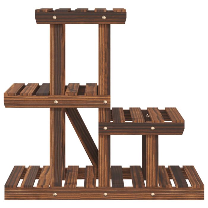 Support à fleurs 58x25x51 cm bois massif de sapin – Image 2