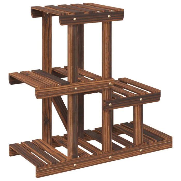 Support à fleurs 58x25x51 cm bois massif de sapin – Image 4