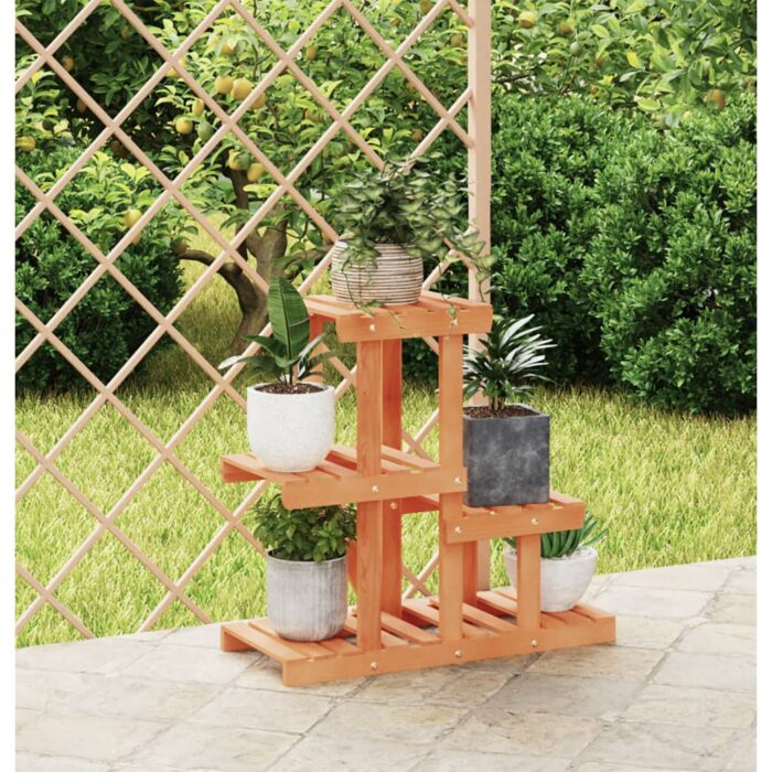Support à fleurs 58x25x51 cm bois massif de sapin – Image 1
