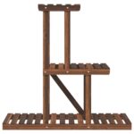 Support à fleurs 81x25x75,5 cm bois massif de sapin – Image 2