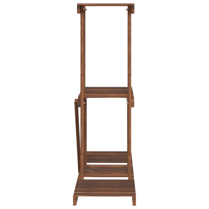 Support à fleurs 81x25x75,5 cm bois massif de sapin – Image 3