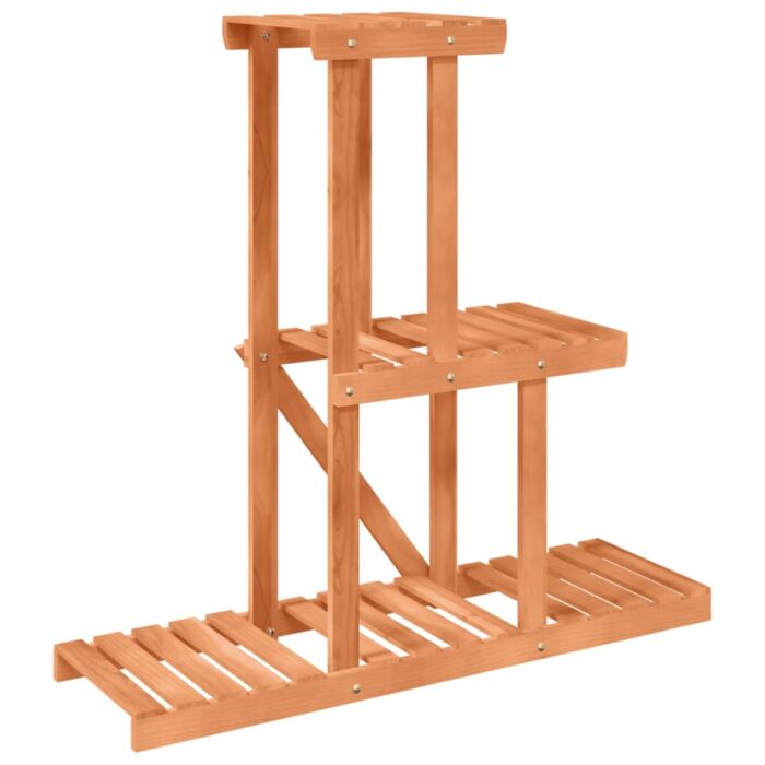 Support à fleurs 81x25x75,5 cm bois massif de sapin – Image 4