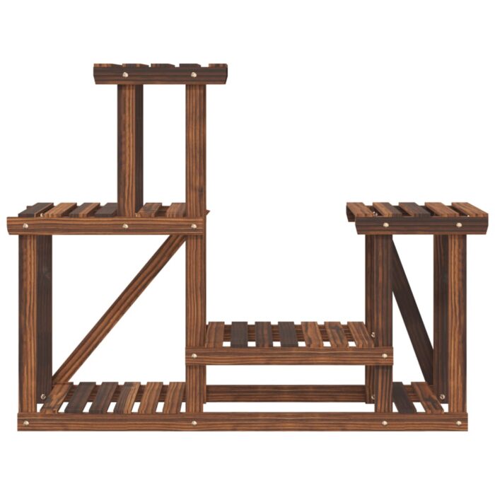 Support à fleurs 90x25x73,5 cm bois massif de sapin – Image 2