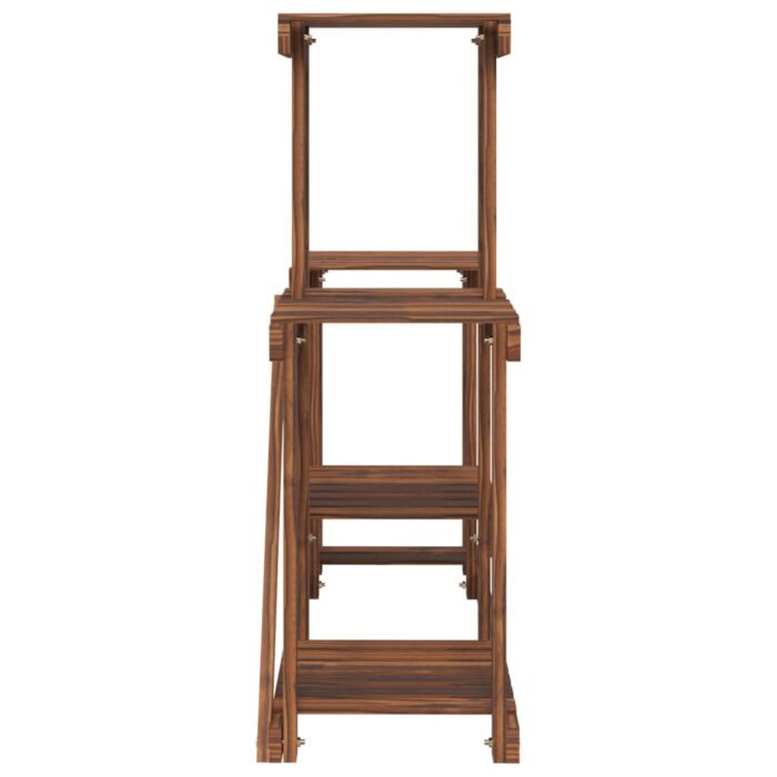 Support à fleurs 90x25x73,5 cm bois massif de sapin – Image 3