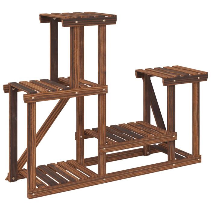 Support à fleurs 90x25x73,5 cm bois massif de sapin – Image 4